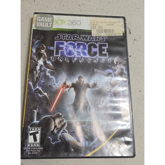 LucasArts Other - Star Wars The Force Unleashed Xbox 360 LucasArts Action Adventure Game CIB